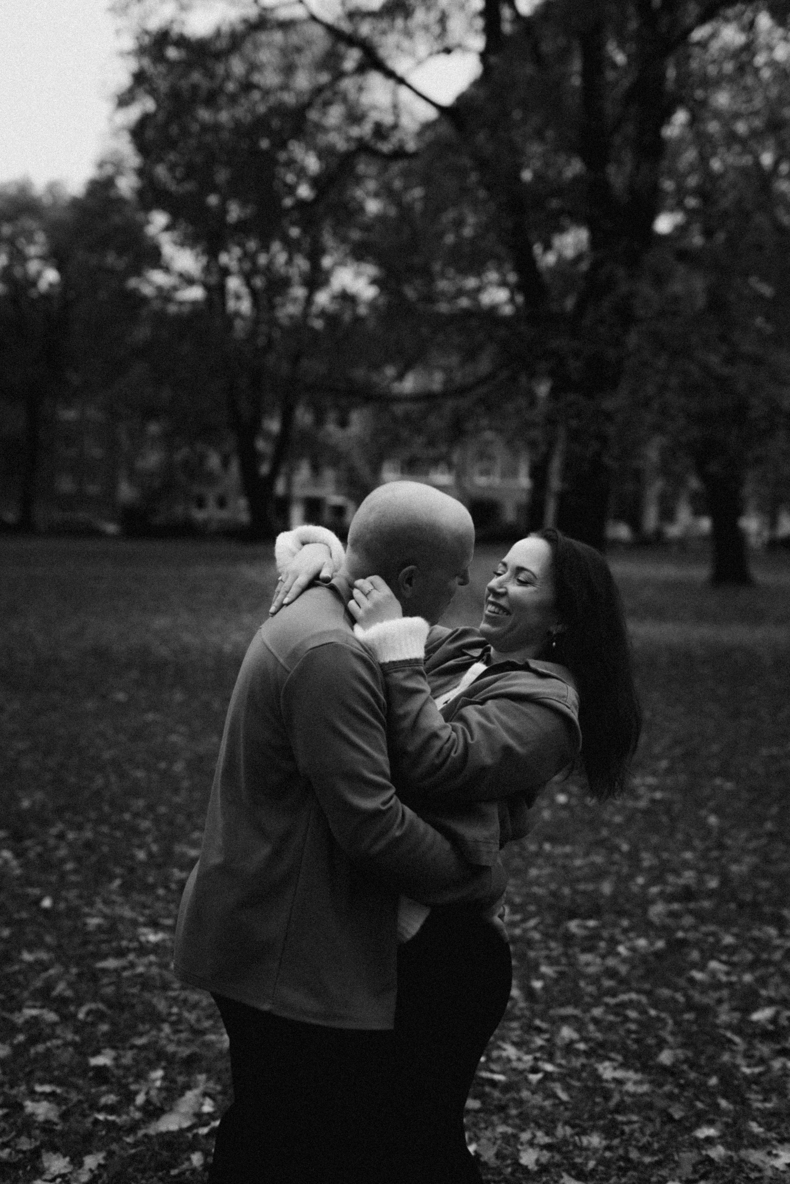 Delicate flowers taped to a wall.